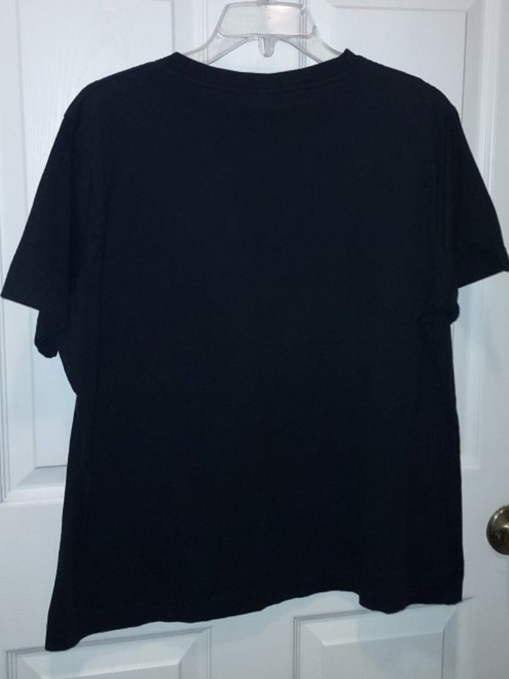 GODZILLA STEPPING ON LEGO 🦖☢️ V-neck SHIRT Off World Designs ADULT/Ladies XL - Picture 3 of 4